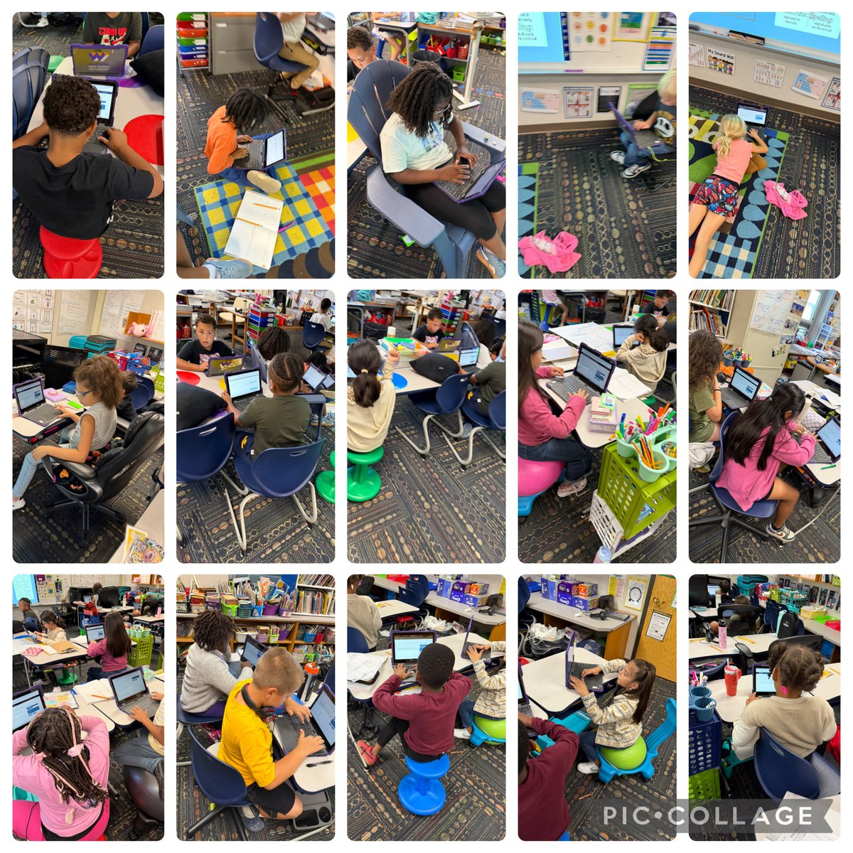 In writer’s workshop, we finished our rough draft of writing to a government official about something we would like to make even better! <a href="/RobeyRockets/">Robey Elementary</a> #wearewayne ✍️