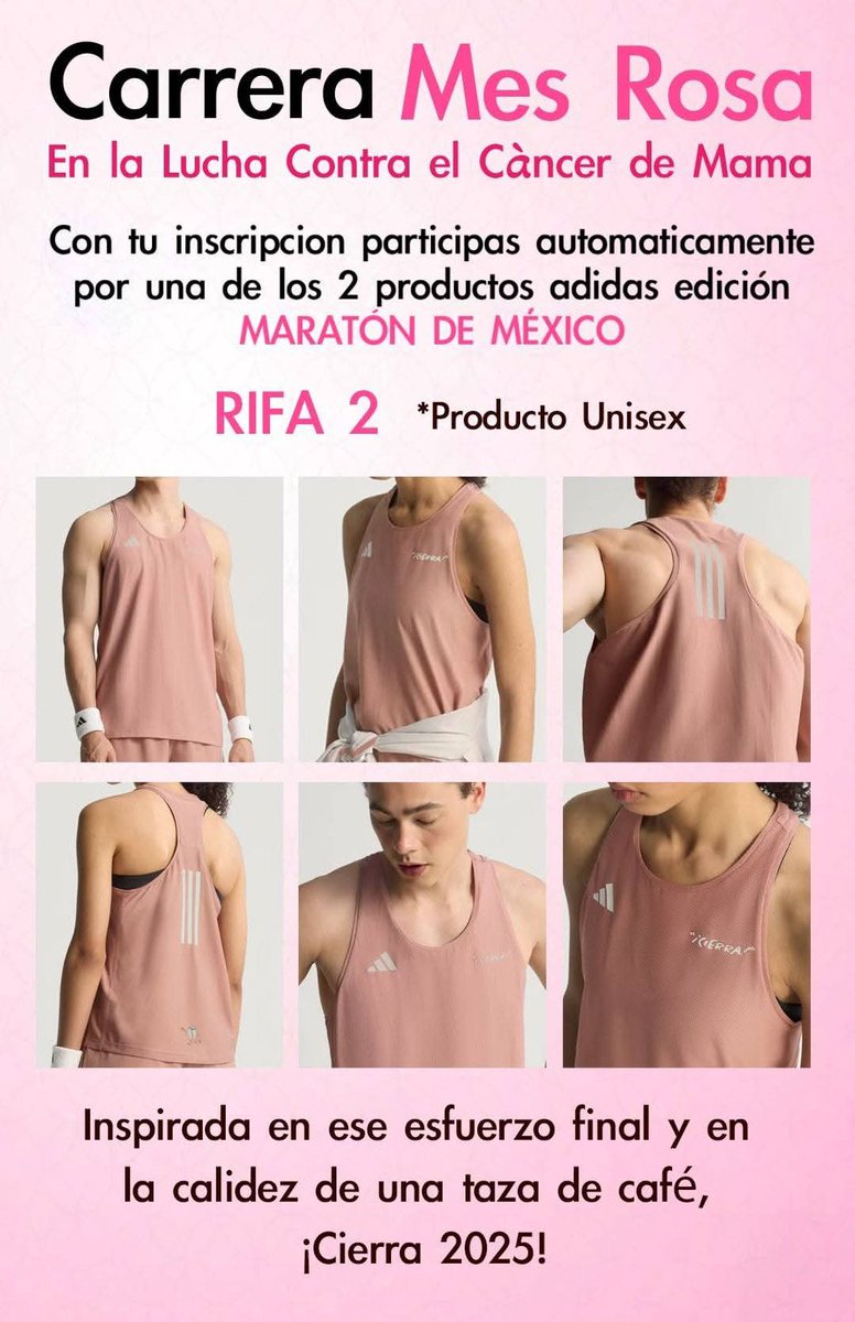 PoderNoticiaPue's tweet image. 🎀 #Entérate Este 19 de octubre se realizará la Carrera con Causa “Mes Rosa” en San Miguel Xoxtla, organizada por el municipio, con el objetivo de sensibilizar sobre la detección temprana del cáncer de mama. 🏃♀️💗
El evento deportivo, bajo el lema “Cierra 2025 con esperanza”,…