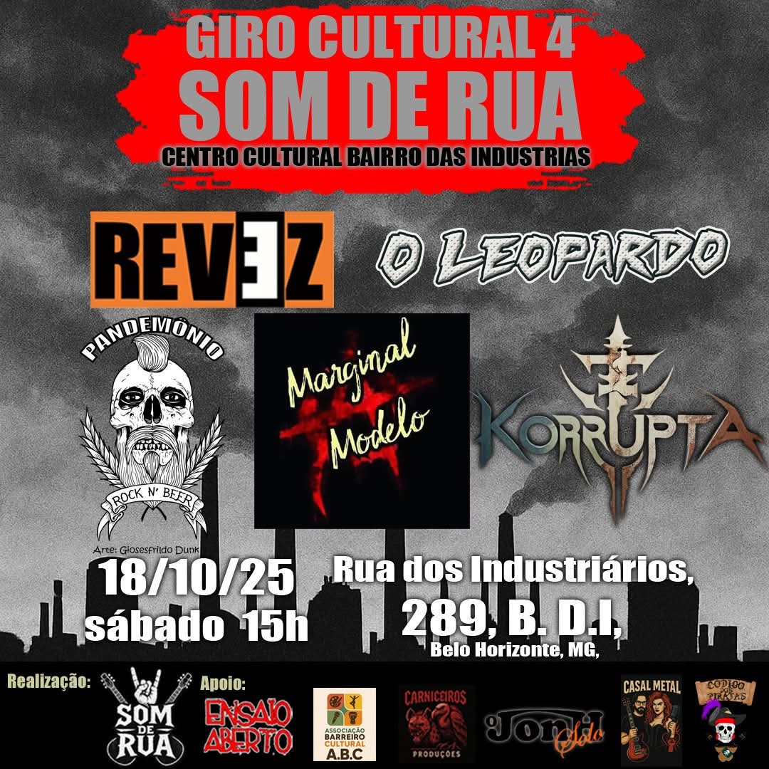 skatapla's tweet image. Thread com a Agenda Skataplá da semana!

BAHIA

- 19/10 @SkanibaisSka no Festival Bond Jazz em Paulo Afonso

MINAS GERAIS

- 18/10 @oleopardobh no Festival Giro Cultural 4 Som De Rua no Centro Cultural Bairro das Indústrias em Belo Horizonte

👇