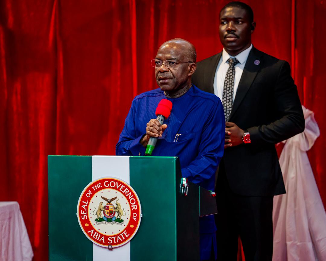 Gov. Otti to those plotting to write election results in Abia State in 2027: Write your will first