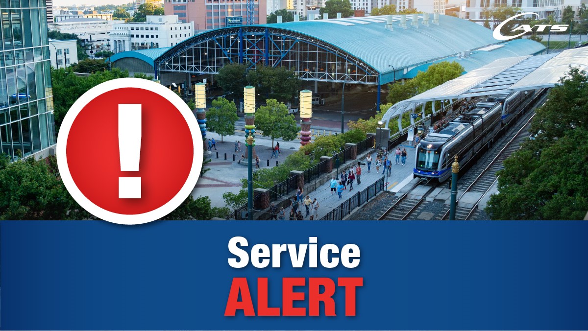 CATS Customer Service is experiencing a technical issue with the phone system, causing calls to disconnect when transferring to an agent. We are working with IT to resolve this issue as quickly as possible.

Contact Customer Service via email at telltransit@charlottenc.gov.