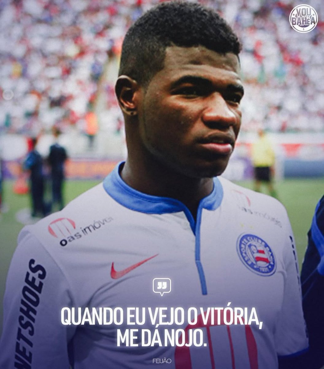 Bahiadaresenha_'s tweet image. 🗣️Feijão, em 2013 : É o time que, desde pequeno, aprendi a odiar. Aprendi a ter raiv4.
"Quando vejo o Vitória, me dá noj0!"
"Quando vejo o Vitória vencer, dá uma raiva do c4r4lh0 !"