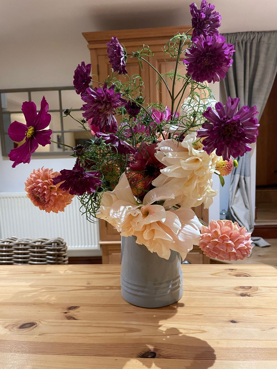 ColburnSupport's tweet image. Beautiful home grown flowers received today as a thank you from a client for our support.