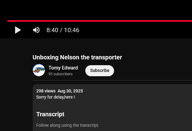 So Nelson's prop is in the hands of 'Tomy Edward'.
This flew under the radar big time because the video reveal for this was posted 2 months ago