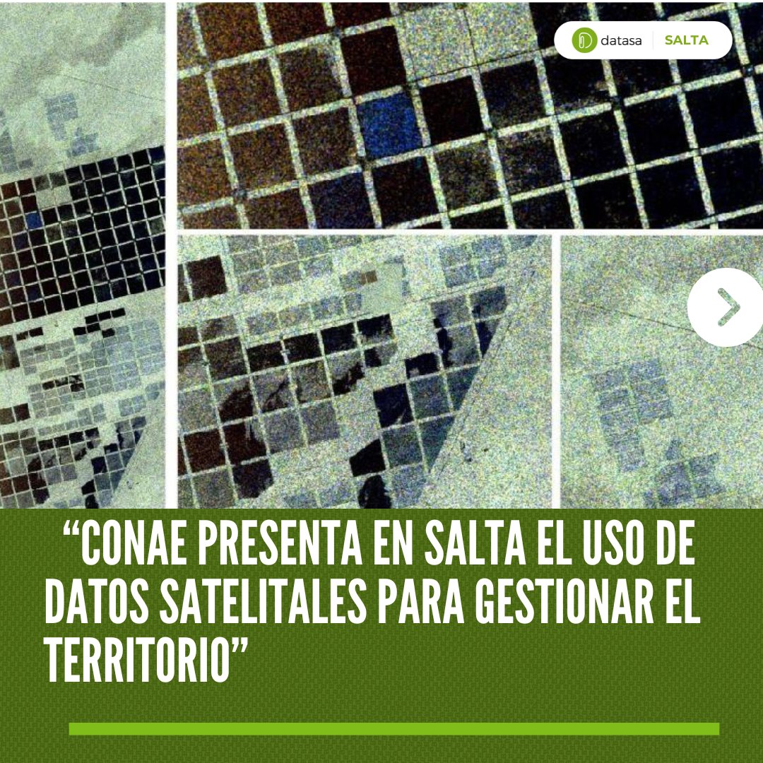 ¿Cómo se observa Salta desde el espacio?  
Este jueves 16, llega una charla abierta sobre observación satelital del territorio y las actividades de la provincia.  
Organizan el Ministerio de Educación y CONAE.  
🌍 Tecnología, ciencia y gestión pública al servicio de Salta.