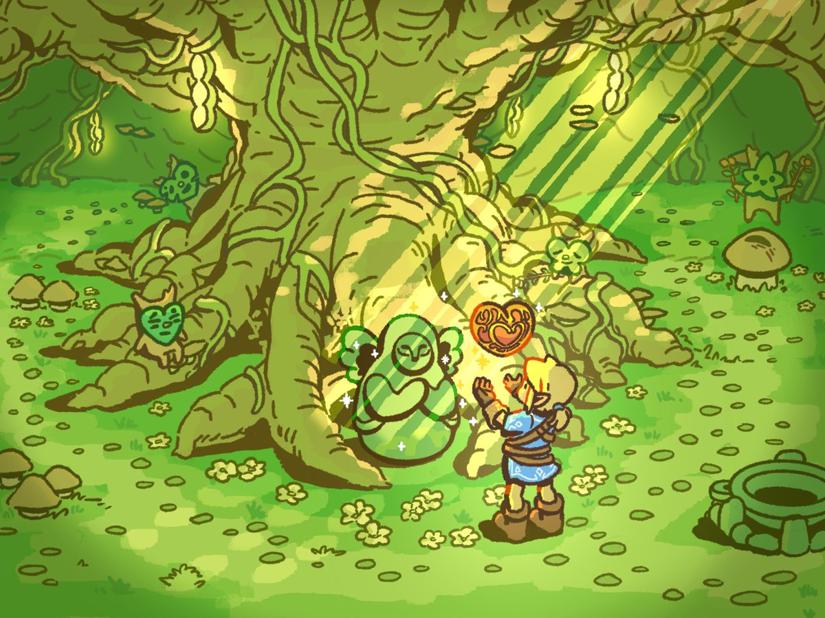 blibloop's tweet image. A bit late for #PortfolioDay but here I am! 👋
Hi I'm Doriane, an indie dev/game artist 🌻
I make art for games and illustrations 🌱