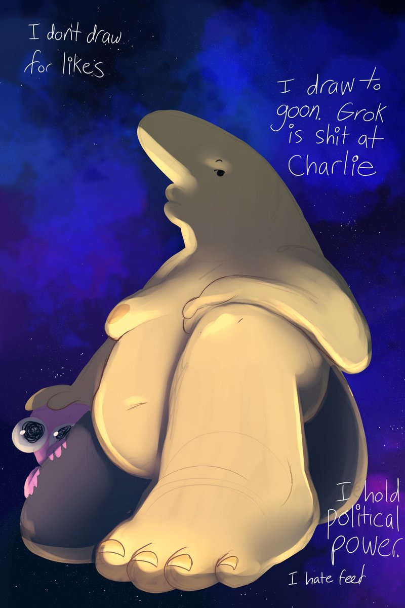 I don't draw for likes, obviously