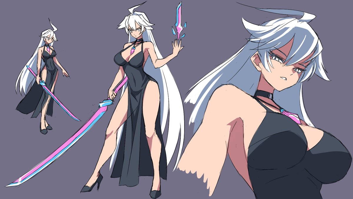 Some drawing  because I want to see her picture before go to sleep. 💤