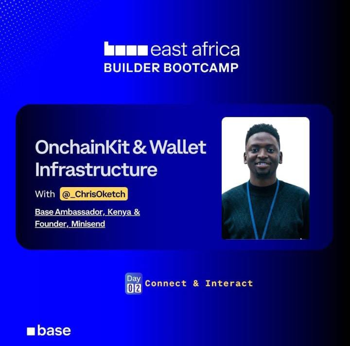 DoreenAtieno17's tweet image. Day 2 of #basebuilderbootcamp 
A deep dive into #OnchainKit and #WalletInfrastructure
Learnt how to use the @base tools and integrate them into existing apps and build seamless onchain experiences.
#BuildwhatPeopleNeedonBase 

Let&apos;s @buildonbase 💯