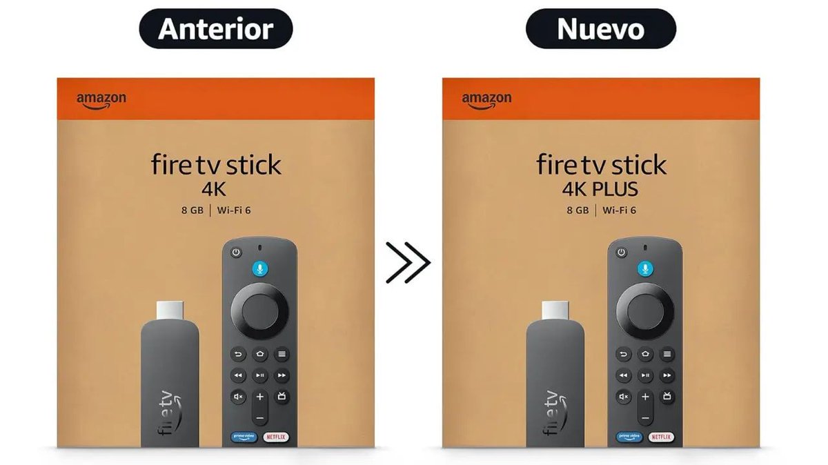 AndroidPC_es's tweet image. Amazon Fire TV Stick 4K ahora se llama Amazon Fire TV Stick 4K Plus androidpc.es/amazon-fire-tv…