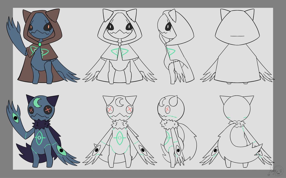 RubyMoon072's tweet image. Part (2/3) Lazy wanted me to give @L1VELYC4KE2 character a little guy.

#oc #doll