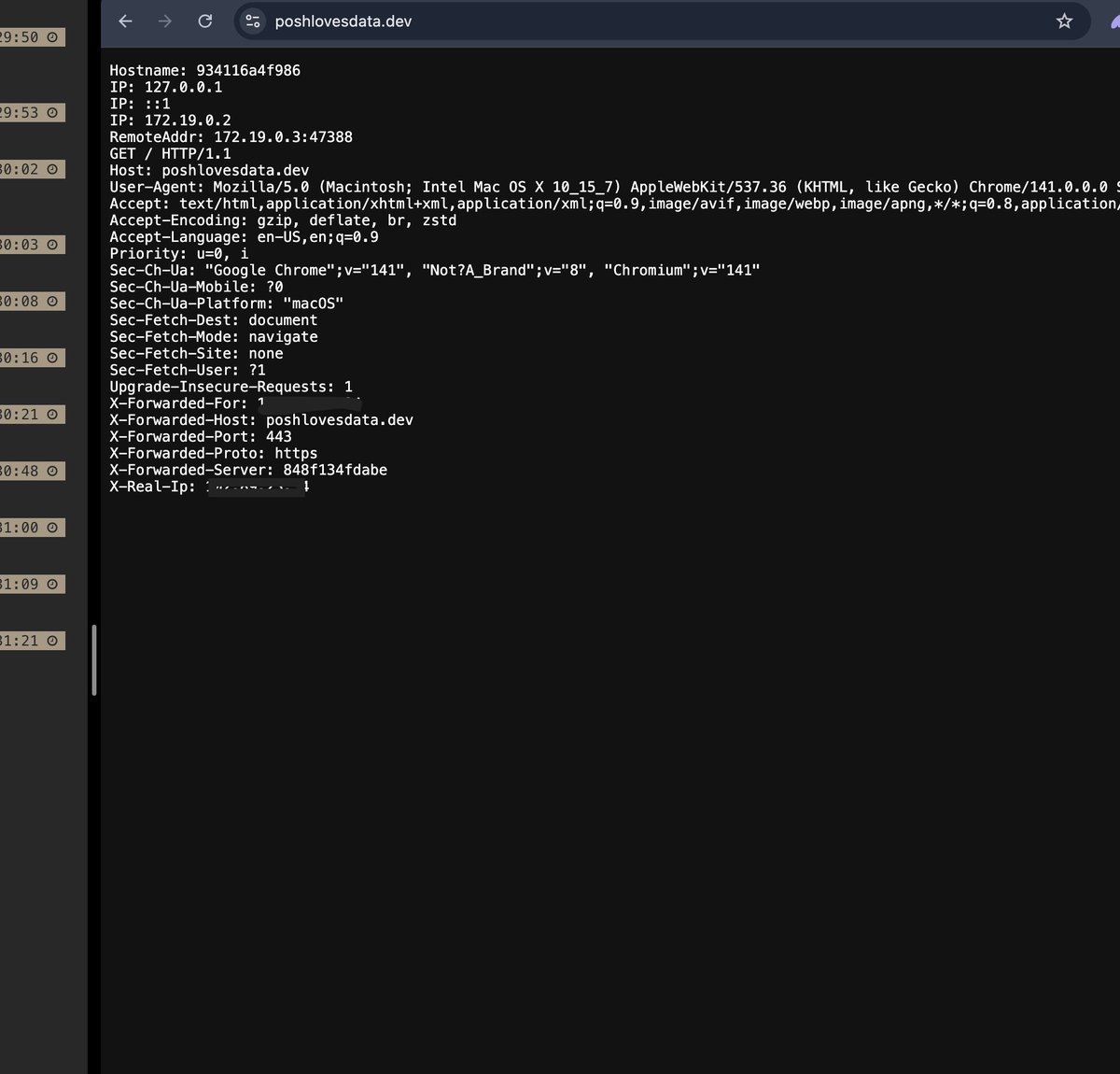 successfully deployed a whoami service from my vps behind a reverse proxy with automatic HTTPS using
<a href="/traefik/">Traefik Labs</a> . let's get activvvv