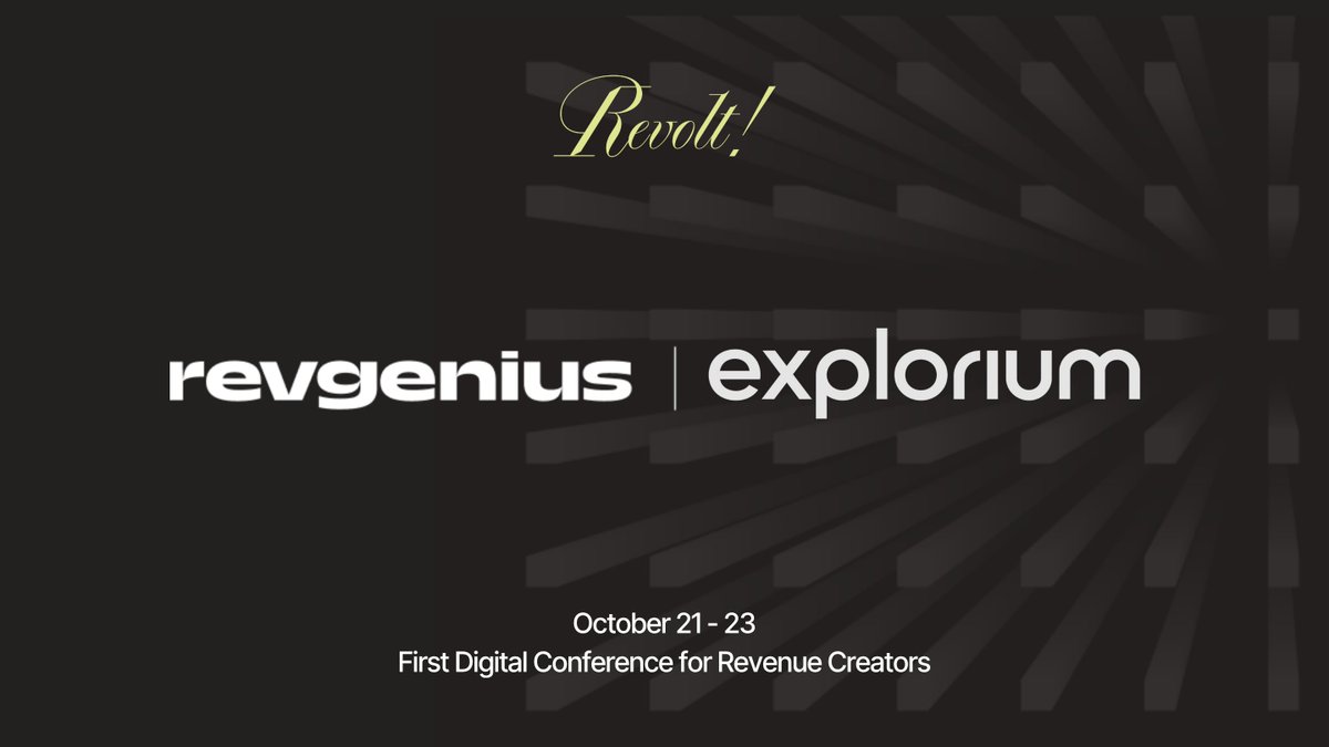 joinrevgenius's tweet image. Huge news! We're welcoming @ExploriumAI  as our newest SignalSponsor! 🥳

Their platform is key to unlocking the data signals that drive smarter, more accurate business decisions. GTM just got an upgrade!

#Explorium #B2BData #AIAgents #GTM #Innovation