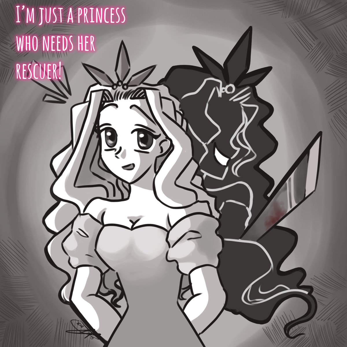 g_sailorstar's tweet image. The Razor #slaytheprincess #Slaytober2025