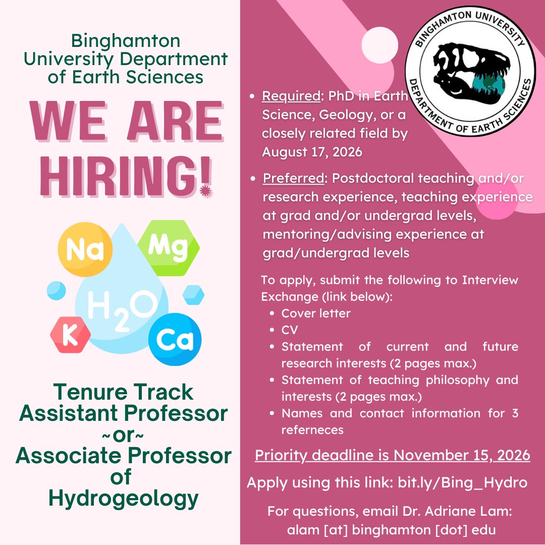 Binghamton Earth Sciences tweet media