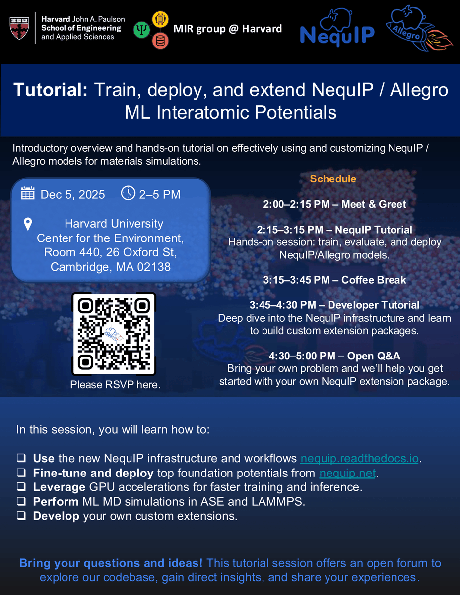 Materials Intelligence Research @ Harvard tweet media