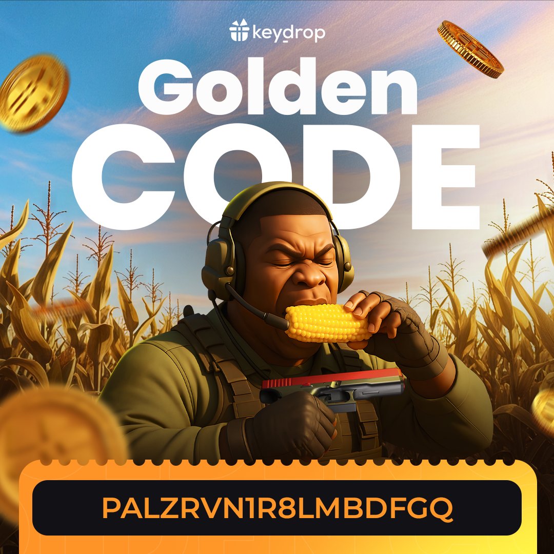 keydropcom's tweet image. 🔥 GOLDEN CODE 🔥
Limited Uses – Open Gold Area Cases &amp; Join the Skin Rush for FREE!
Claim gold in "USE CODE" tab! 📥
💰 Get FREE $0,50 and +20% Deposit Bonus! Join $15,000 Giveaway ➡️ keydrop.com/?code=TWITTER