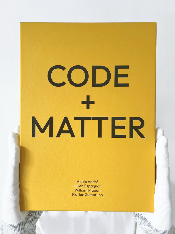Greekdx's tweet image. New portfolio in the collection. This one is a special one.
CODE+MATTER
@MacTuitui
@v3ga
@williamapan
@florianzumbrunn