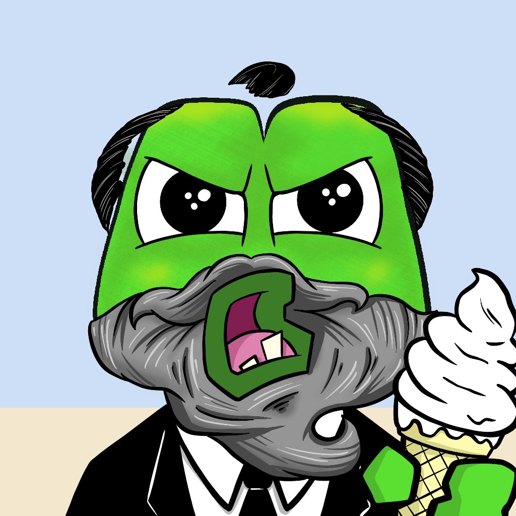 i'd been eyeing this janky <a href="/Alcatraz_Swim/">AlcatrazSwimTeam</a> fren with the floating hair &amp; MIB samurai vibes wen he got sniped👀 i practiced buddhist letting go but kept thinking about this character. i reached out with an offer to <a href="/strategy512/">MELLOWOUT.xcp</a> who kindly traded him to me, thank you mellow!