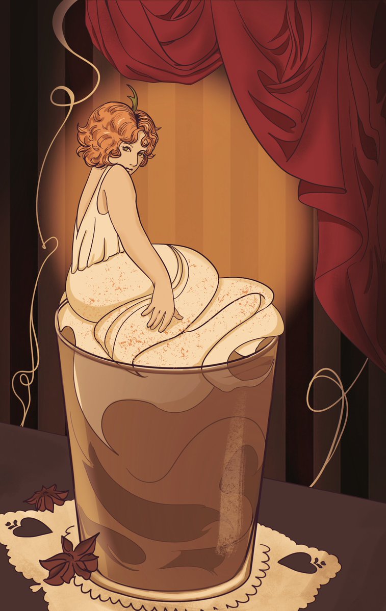 Pumpkin latte lady