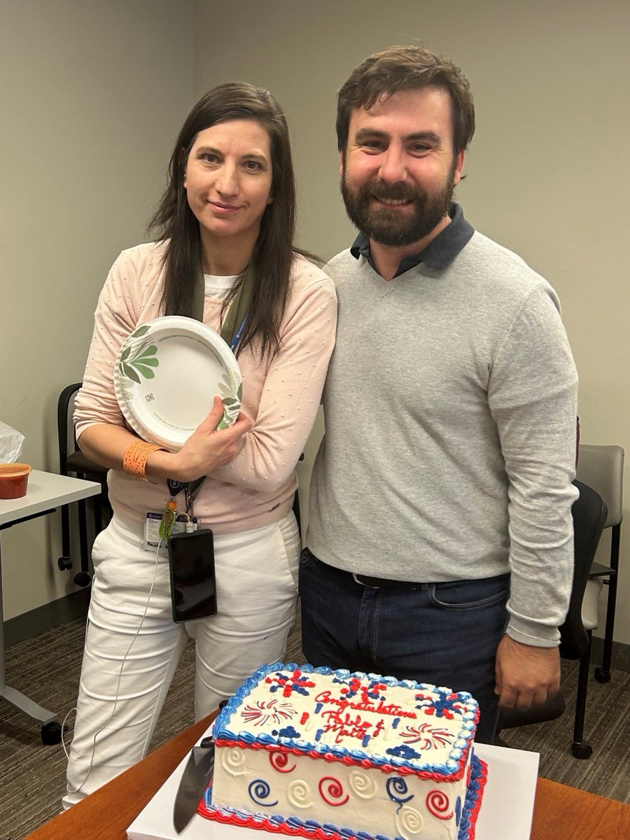 So many things to celebrate this week! Thank you everyone! and congrats Maite and <a href="/rosslevinemd/">Ross Levine</a>!!