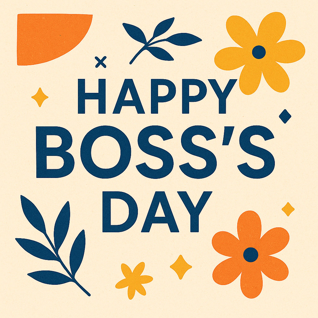 Happy Boss’s Day!
Thanks for leading with kindness and inspiring us to be our best every day. 🙌