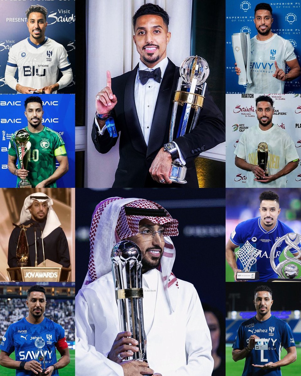 🚨 افضل لاعب في تاريخ الكرة السعودية سالم الدوسري!🚨

🤯🤯🤯🤯🤯🤯🤯🤯🤯🤯💙💙💙💙💙💙

🥇 افضل لاعب اسيوي في قارة اسيا 2022
🥇 افضل لاعب اسيوي في قارة اسيا 2025
🥇 افصل لاعب في دوري ابطال اسيا 2022
🥇 افضل لاعب محلي في دوري روشن 2024/25
🥇 هداف دوري ابطال اسيا 2024/25
🥇 افضل