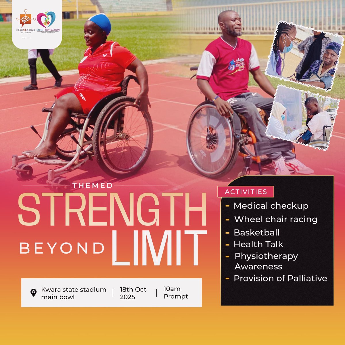 AishahAyantola's tweet image. This is a program happening in Kwara state and it is aimed to advocate and also improve healthcare for PWD. The aim was to care for only 50 people as the program is organised by students and we all know how hard getting donations can be, but will your help, the number can 1/