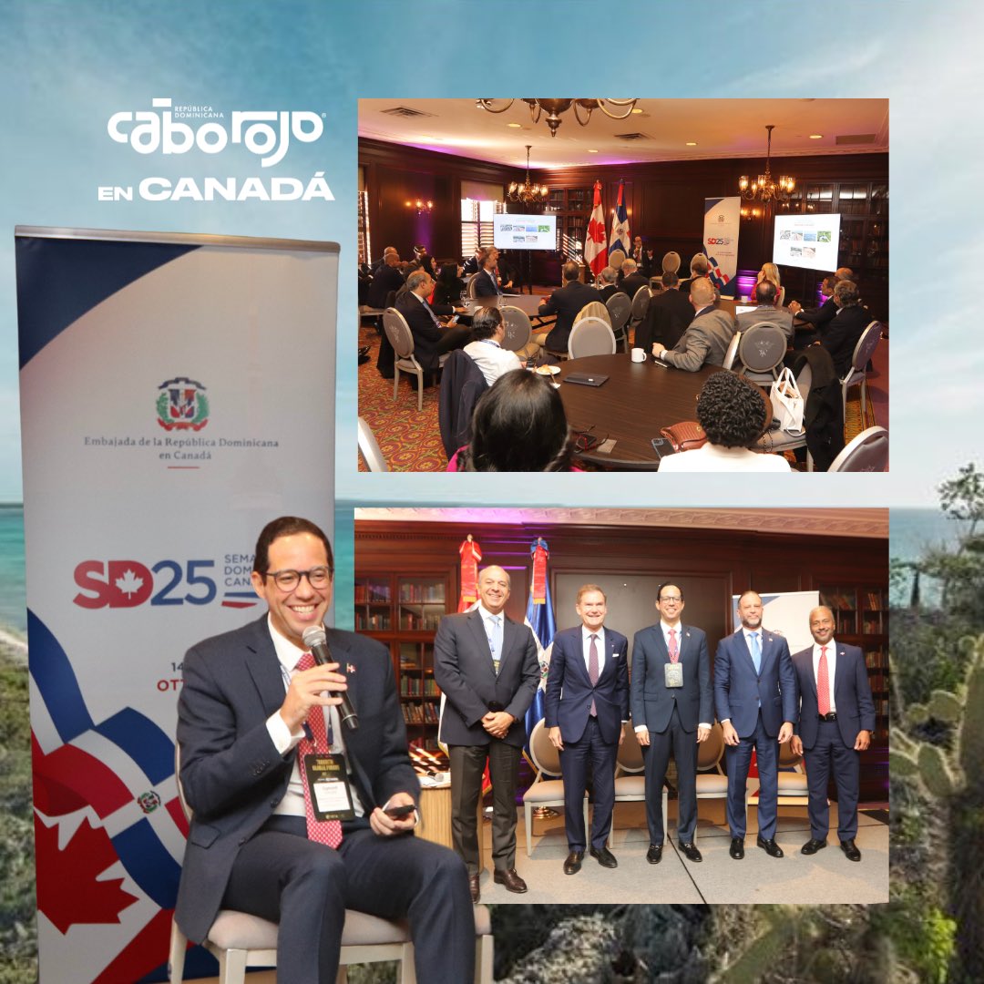 Así concluye nuestra participación en la Semana Dominicana en Canadá, organizada por la Embajada de <a href="/RDenCanada/">Dominican Embassy in Canada</a>, donde fortalecimos lazos con un aliado clave y reafirmamos el gran potencial de nuestro país como destino de inversión y desarrollo sostenible. 🇩🇴🤝🏼🇨🇦

Uno de los