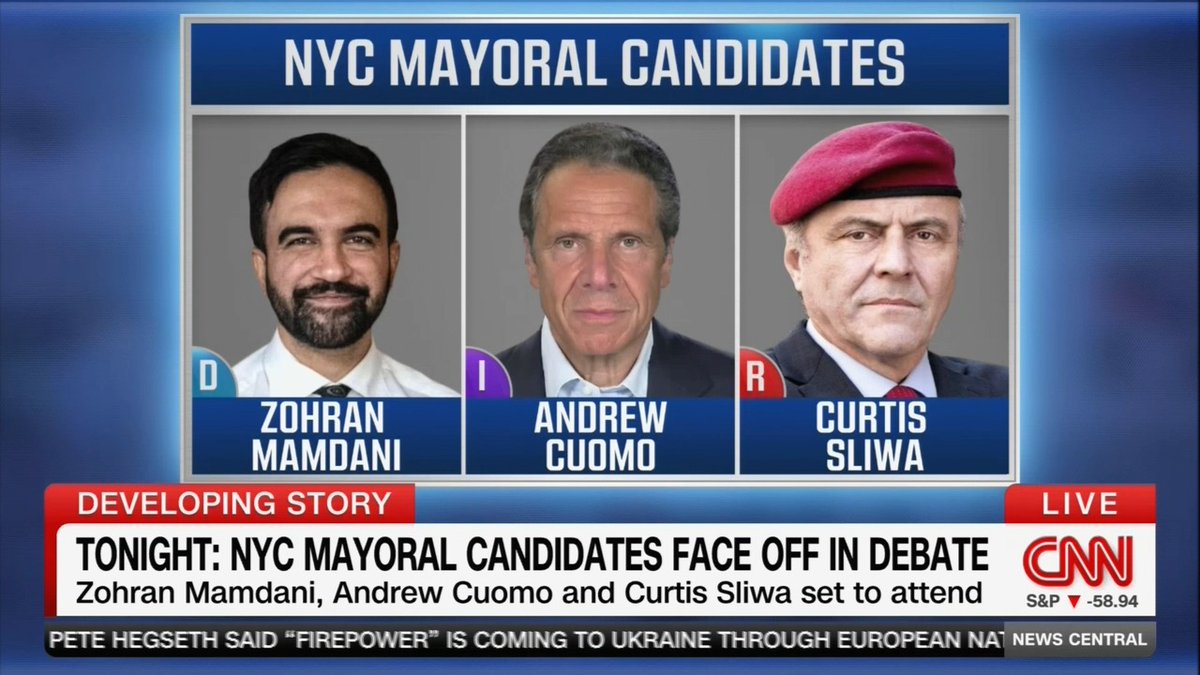 Mamdani looks like he's a social studies teacher taking a yearbook picture, Cuomo's looks like a mugshot, and Sliwa looks like a deposed dictator on trial in an international court of justice.