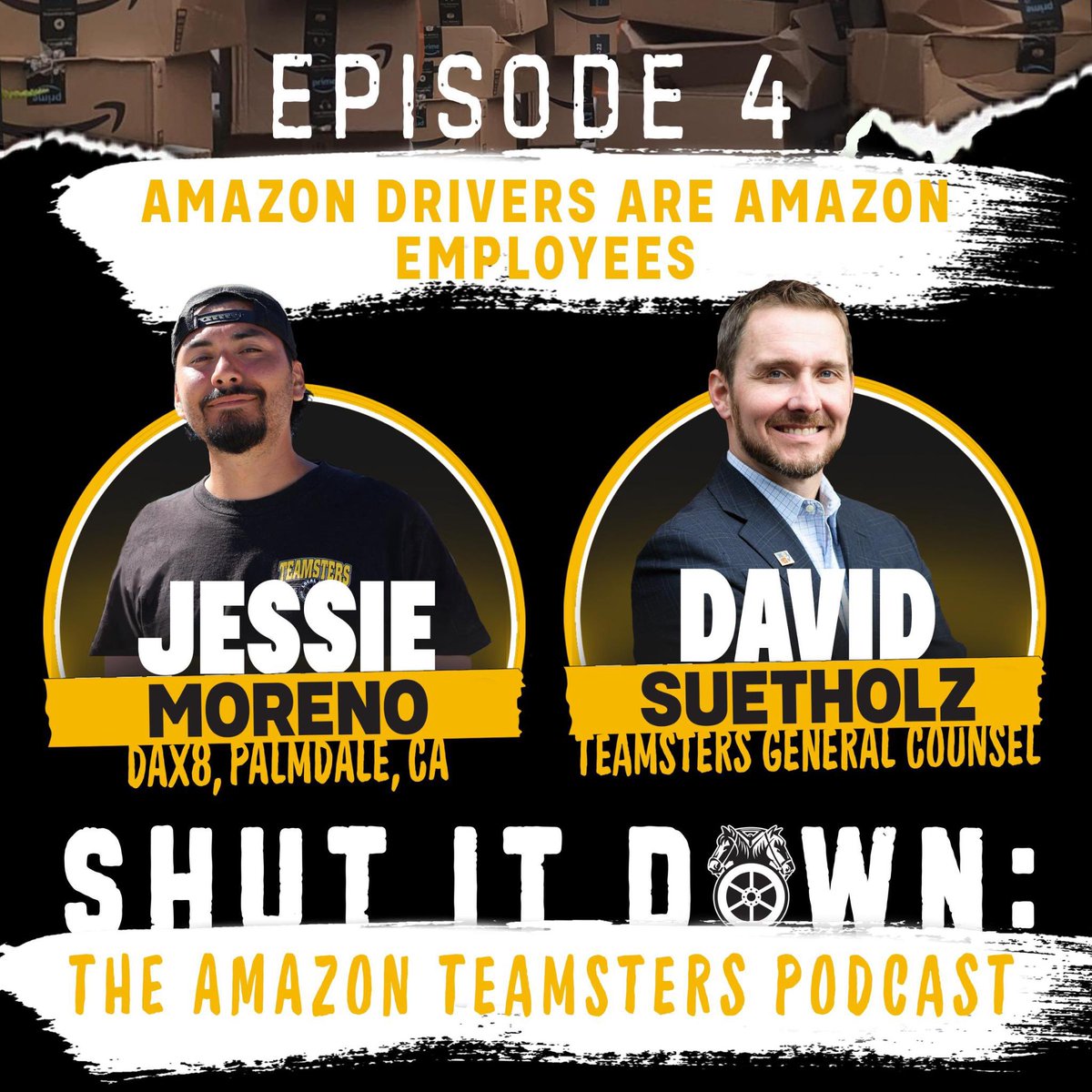 Who is the real boss of Amazon drivers? This episode breaks down the legal fight to hold Amazon accountable as a joint employer, as well as the nationwide fight that has emerged from DAX8 in Palmdale with Jesse Moreno and Teamsters General Counsel, David Suetholz. They expose how