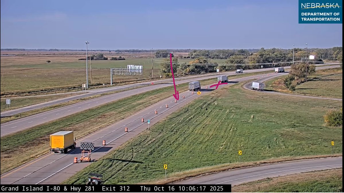 Nebraska511's tweet image. #GrandIsland #HallCounty I-80 WB @ MM 312 Right Lane is CLOSED for Asphalt patching today until 4PM. Kepp Left in area.ne.c-tr.us/?type=event&amp;amp;id…