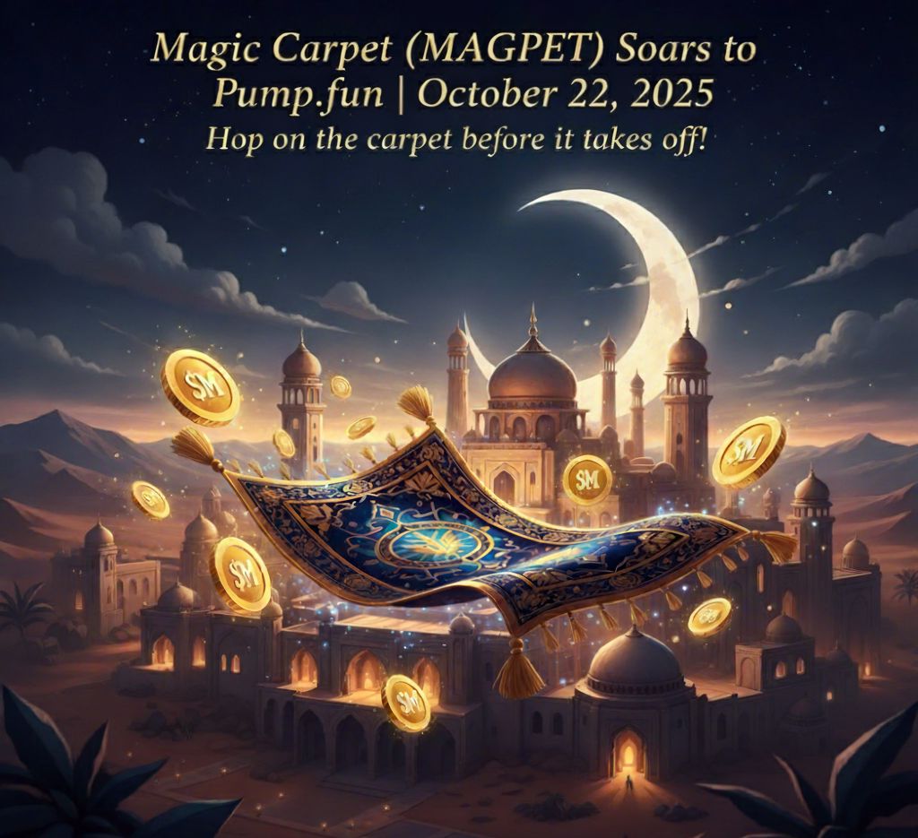 MCarpet2025's tweet image. LAUNCHING LAUNCHING LAUNCHING
1,000,000 Magpet would be Airdrop to 100 supporters after pumpfun graduation. Retweet this post and drop your sol address.
Every long journey begins with a single step. MAGPET is going live on PumpFun this 22nd October 2025. no unrealistic…