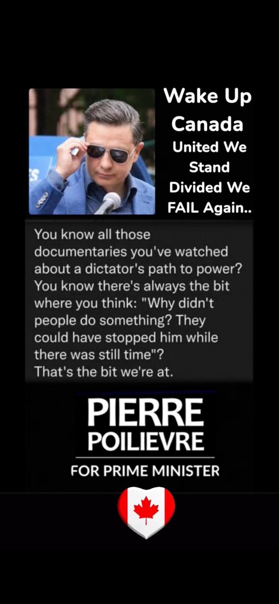 Harmony47383691's tweet image. Wake Up Canada .. 🇨🇦..
#PierrePoilievreForPM 
#LiberalsAreTheProblem 
#LiberalsMUSTGo