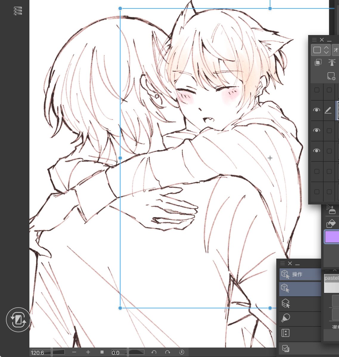 主猫🎈🌟wip〜 このペン面白い