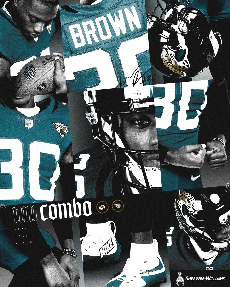 Sunday's kit

@SherwinWilliams | #LARvsJAX 