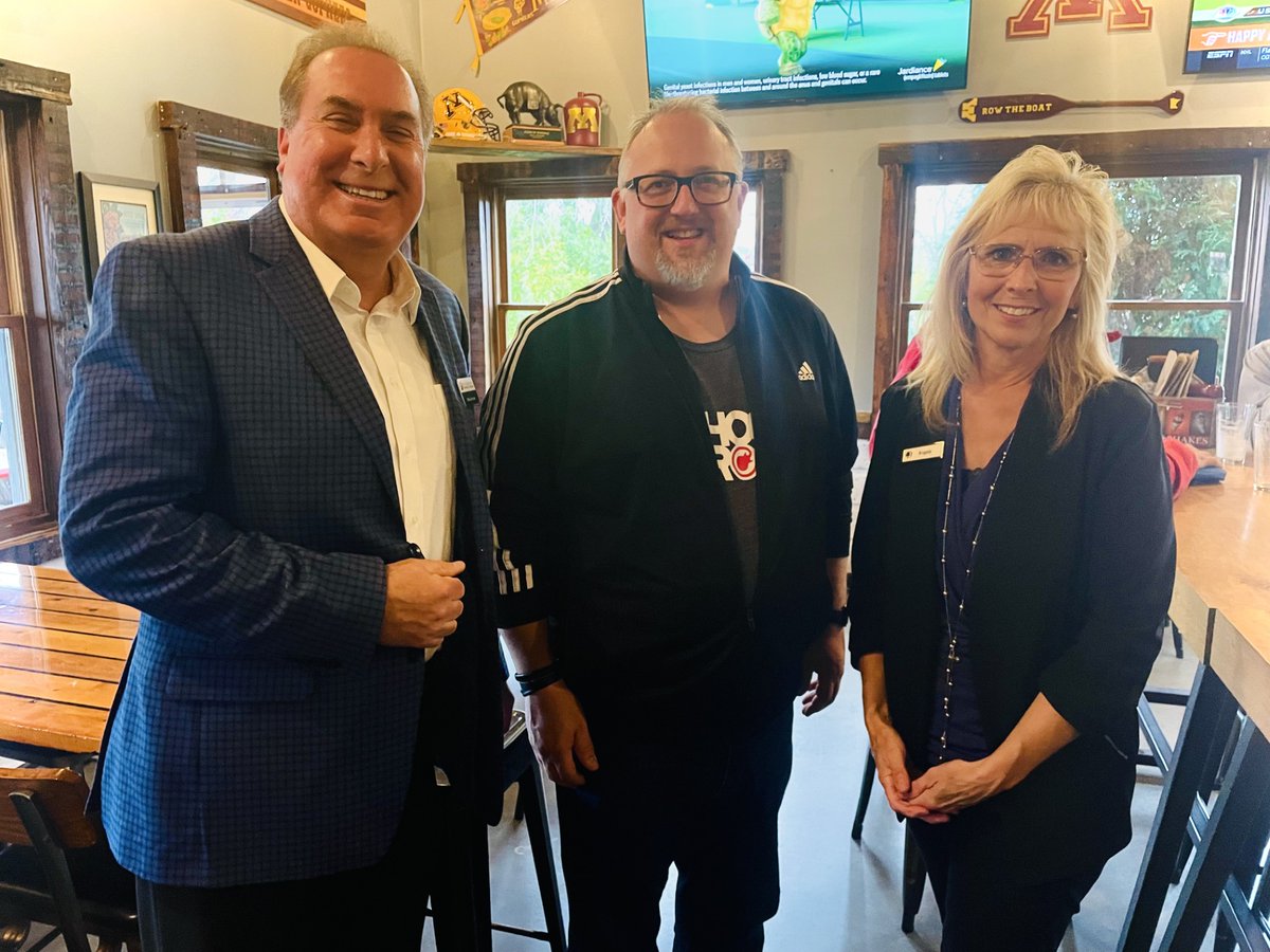 Thanks for sharing a beverage with your colleagues while creating connections and promoting your business TCN!