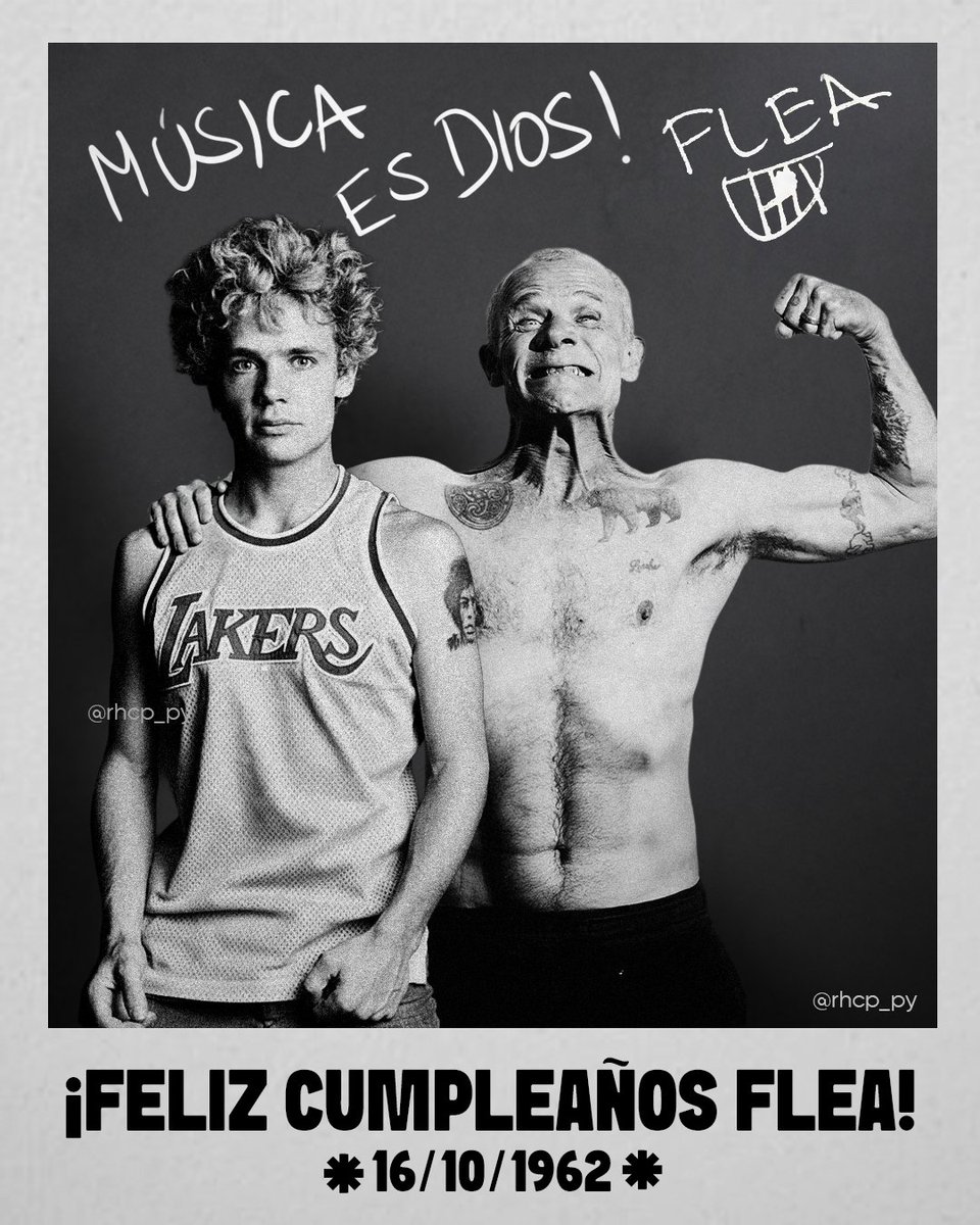 RHCP_Py's tweet photo. Hoy cumple años nuestro acrobata musical favorito. Feliz cumpleaños al querido @flea333 por parte de nuestra comunidad peppera Paraguaya 🇵🇾 https://t.co/Y4Zl2EIlas