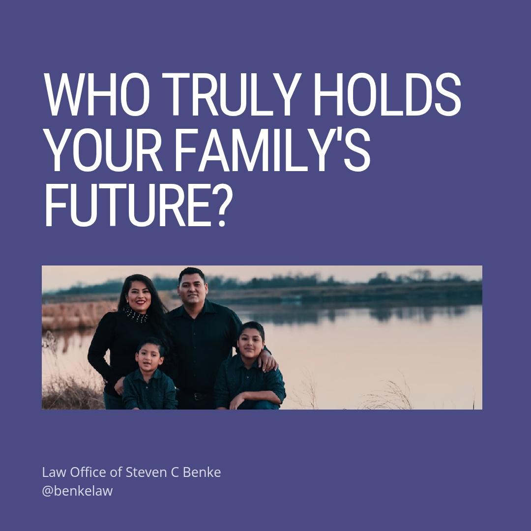 stevebenke's tweet image. Your legacy deserves clear direction.
Who will carry your story forward? Make your wishes known—don’t leave it to chance.
Call 210-308-0004 for a free consultation and protect your family’s future today.
#legacy #inheritance #estateplanning #familylaw #lawyer