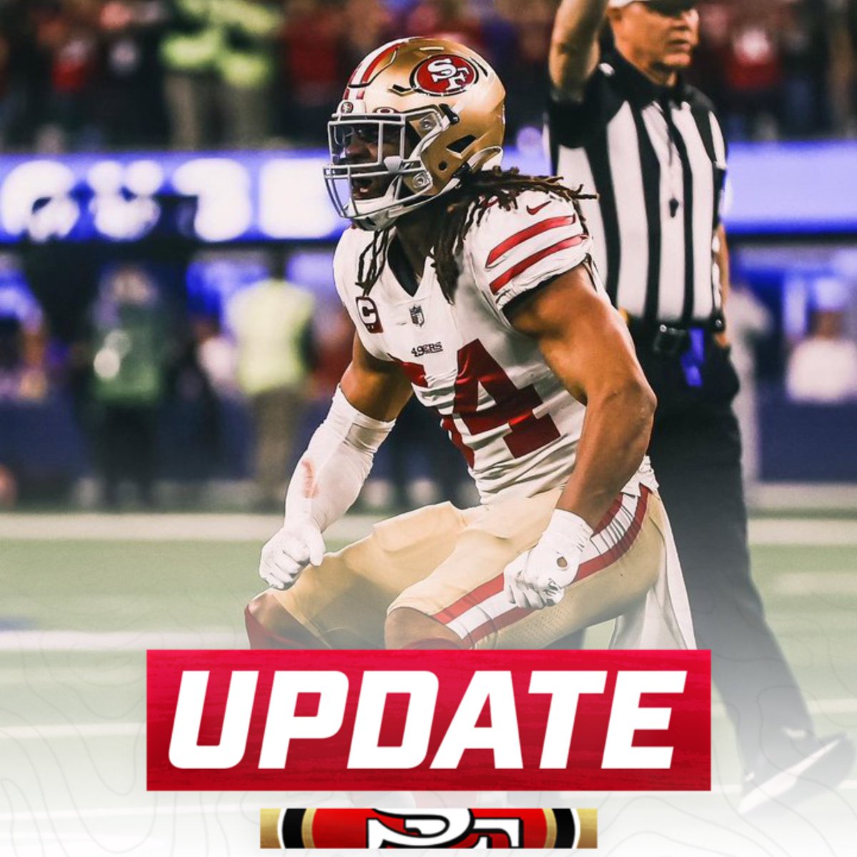The #49ers will check in with team doctors and have a detailed conservation to determine if there is a real possibility of Fred Warner returning at some point in the playoffs, per John Lynch on <a href="/KNBR/">KNBR</a>