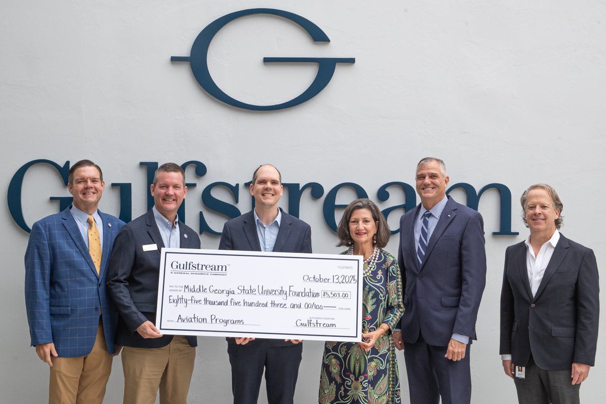 #MGA is grateful to <a href="/GulfstreamAero/">Gulfstream Aerospace</a> for a generous grant of $85K to support the Aviation Maintenance &amp; Structural Tech program, part of our School of Aviation in Eastman. Thank you, Gulfstream, for helping MGA prepare the next generation of aviation professionals!