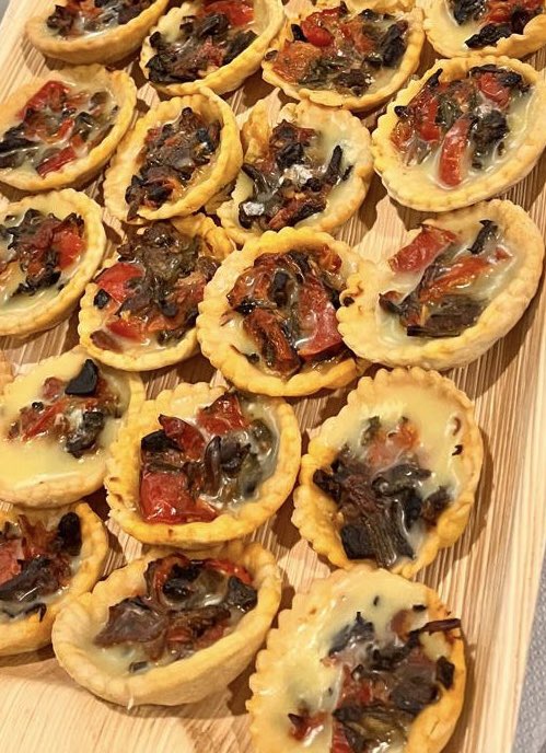 Book launch herring snacks, no 2: Trini Red herring, red pepper &amp; Scotch bonnet tart was popular. Based on a dumplin’ filling - Caribbean &amp; West African Food; see Red Herring; see Smokehouse Tale. Rigby’s Encyclopaedia of the Herring (<a href="/HurstPublishers/">Hurst Publishers</a> ) at bookshops &amp; online now.