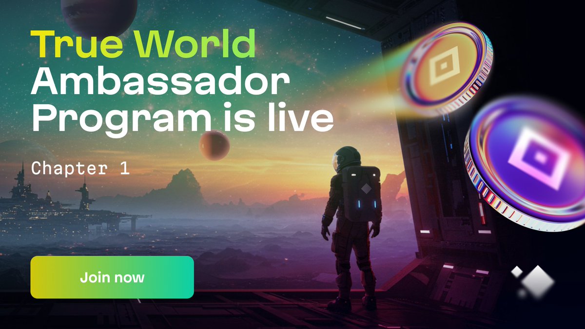🌍 TRUE World Ambassador Program: Chapter I Begins

Today we open the doors for those who want to help build TRUE World itself

💎This is your chance to join the TRUE Ambassador Program — the team shaping the culture, story, and expansion of TRUE World across Web3 and gaming