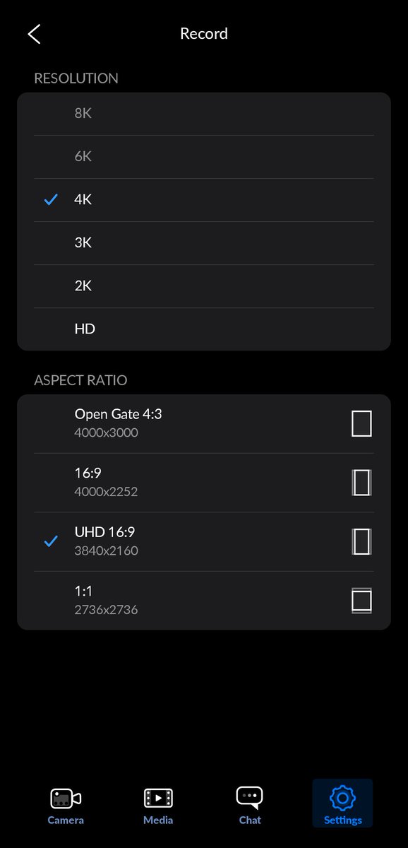 TechMNO's tweet image. The #BlackMagicCamera on Android keeps getting BETTER &amp;amp; BETTER. They just have an OPEN GATE Aspect Ratio??? HUWAAAT? @namedkenn will be stoked!