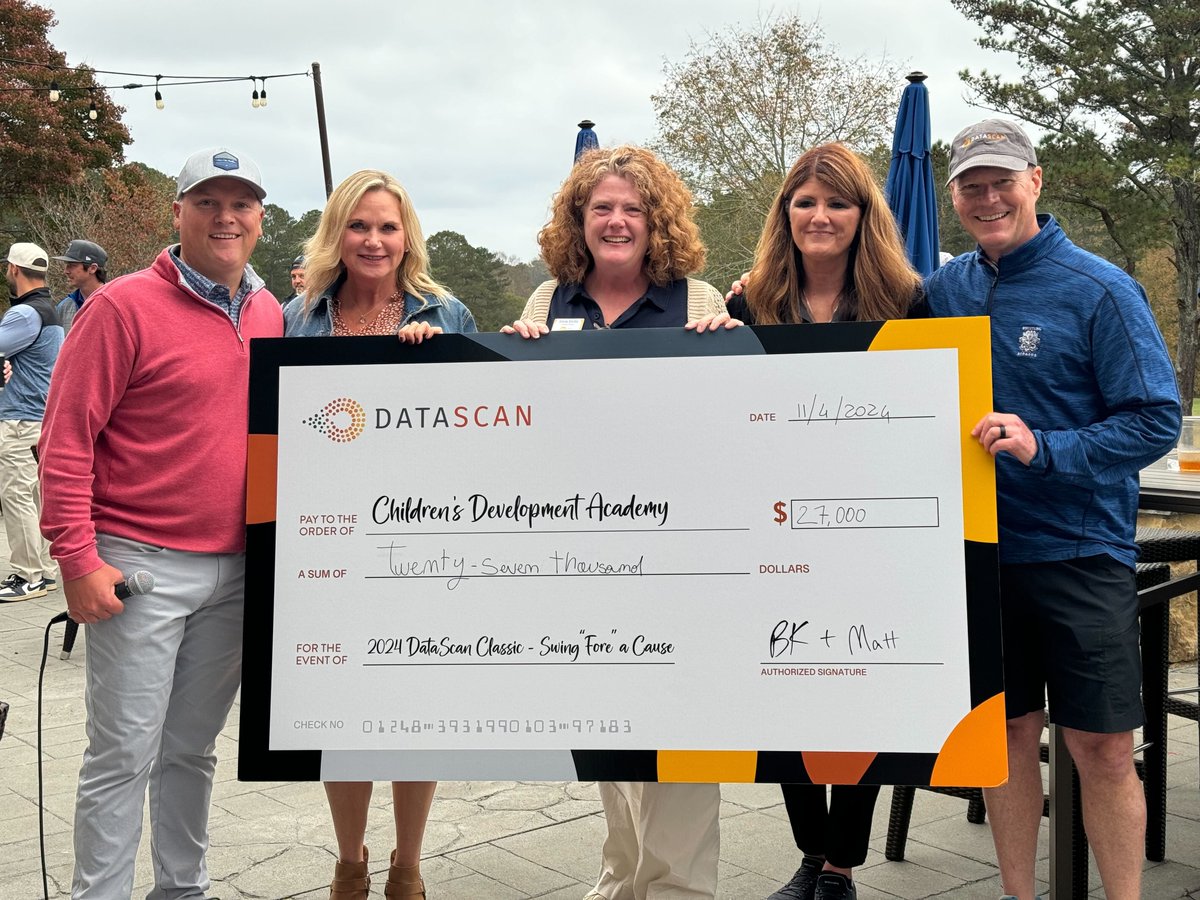 OneDataScan's tweet image. Join us on Nov 3 at White Columns for the DataScan Classic Charity Golf Tournament! Last year, we raised $27k for local kids. Become a sponsor or donate to support early childhood education! Together, we can make a difference! 
#CharityGolf #SupportKids #MakeADifference
