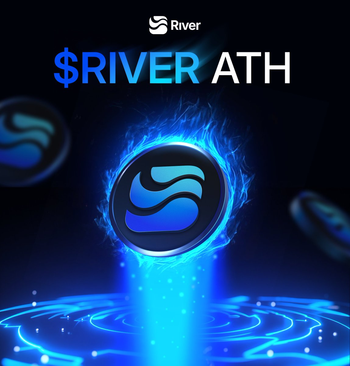 RiverdotInc's tweet image. $RIVER hits ATH. Flow never stops