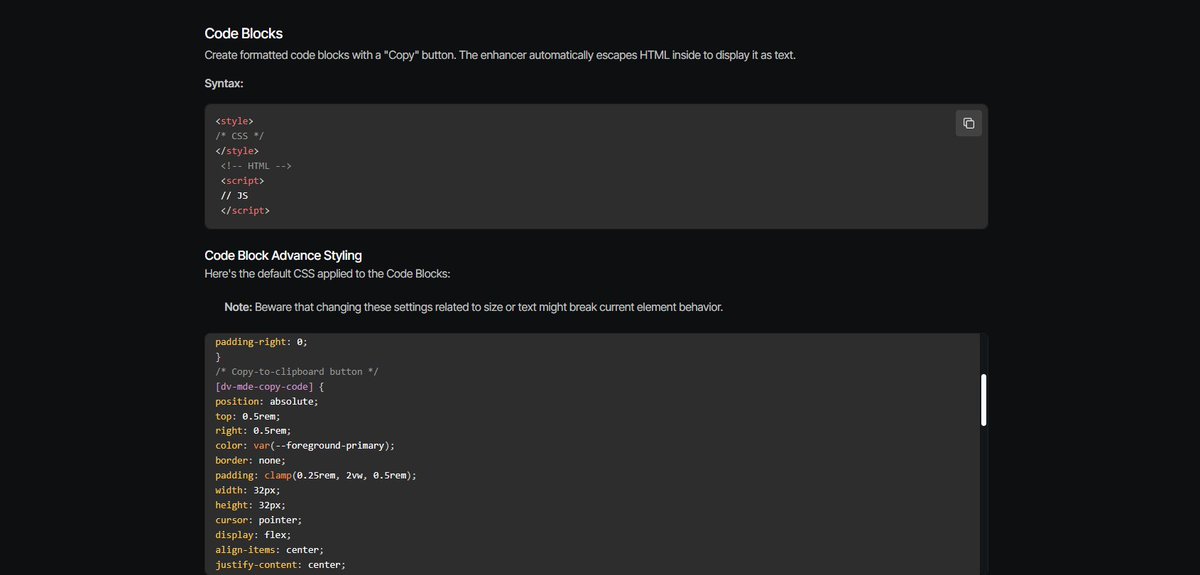 vmoreira_me's tweet image. [wip] Code Highlighter for Drevo Library Pro - Markdown Enhancer Plugin is looking good!