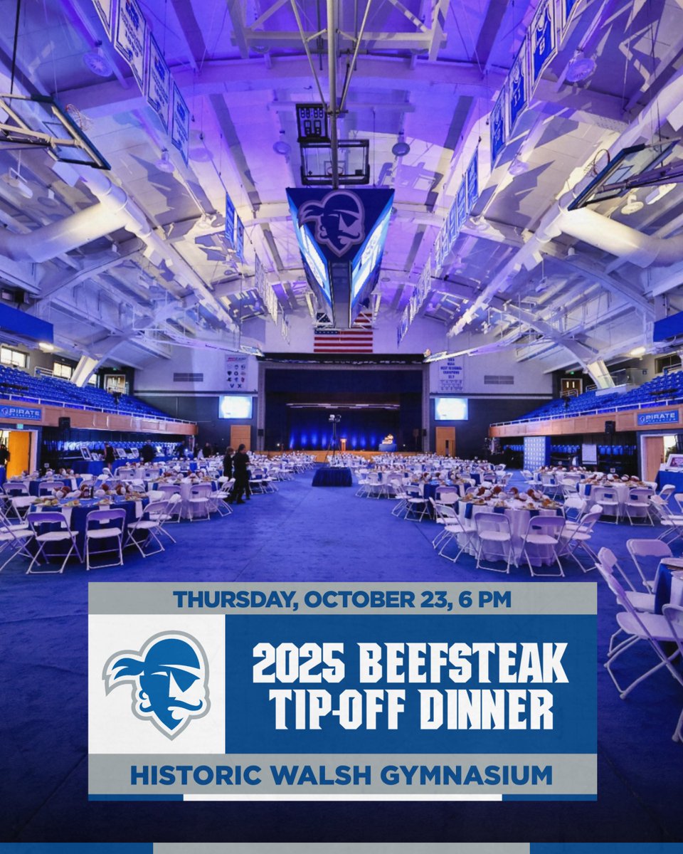 Seton Hall Athletics (@shuathletics) on Twitter photo We're only one week away from the Beefsteak Tip-Off Dinner, hosted by <a href="/John_Fanta/">John Fanta</a> and featuring the introductions of the <a href="/SetonHallMBB/">Seton Hall Men's Basketball</a> & <a href="/SHUWBB/">Seton Hall Women’s Basketball</a> teams! Limited seats available, register now: givecampus.com/schools/SetonH…
#HALLin We're only one week away from the Beefsteak Tip-Off Dinner, hosted by <a href="/John_Fanta/">John Fanta</a> and featuring the introductions of the <a href="/SetonHallMBB/">Seton Hall Men's Basketball</a> & <a href="/SHUWBB/">Seton Hall Women’s Basketball</a> teams! Limited seats available, register now: givecampus.com/schools/SetonH…
#HALLin