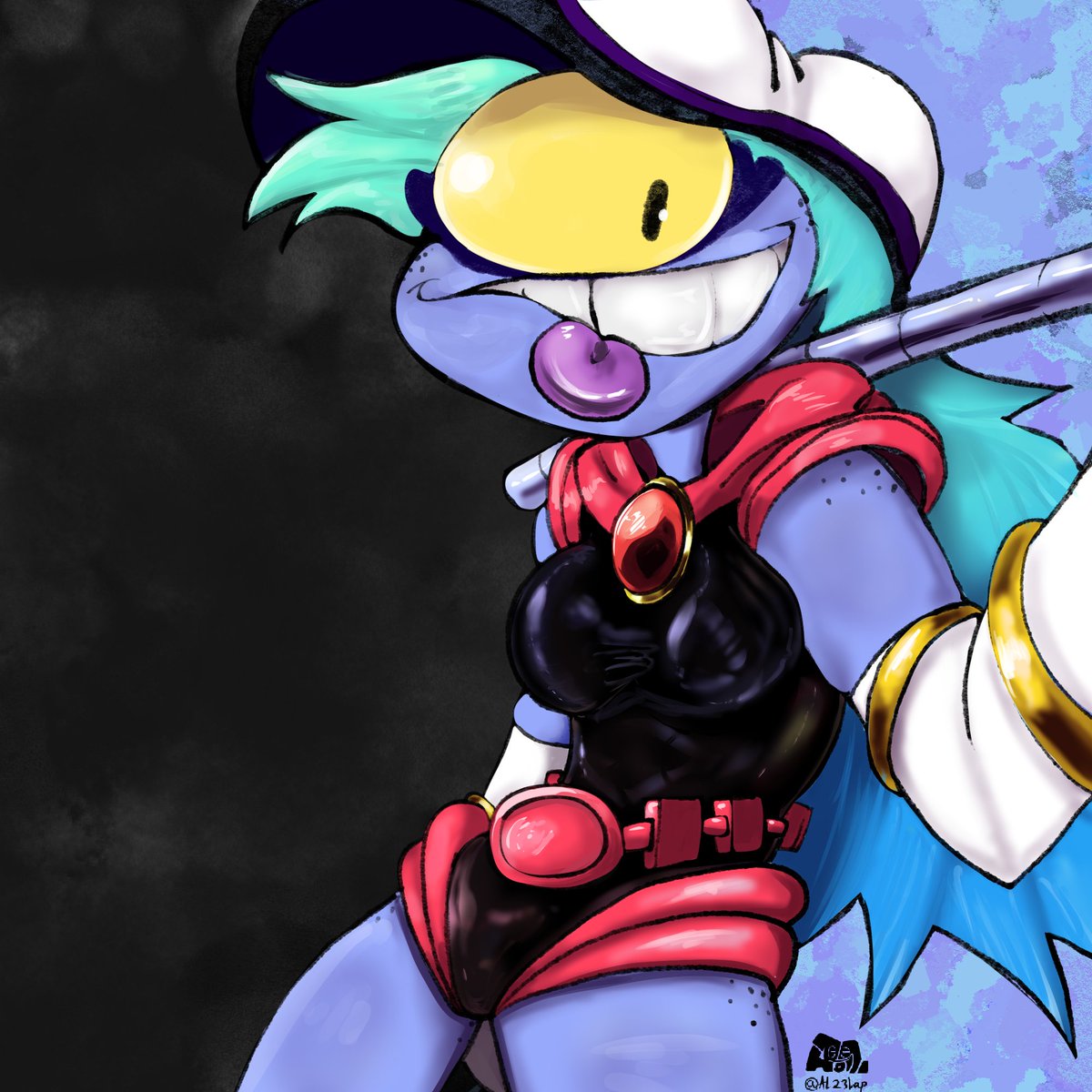 DOPHA!! 
Oc by - @/rody_marshall