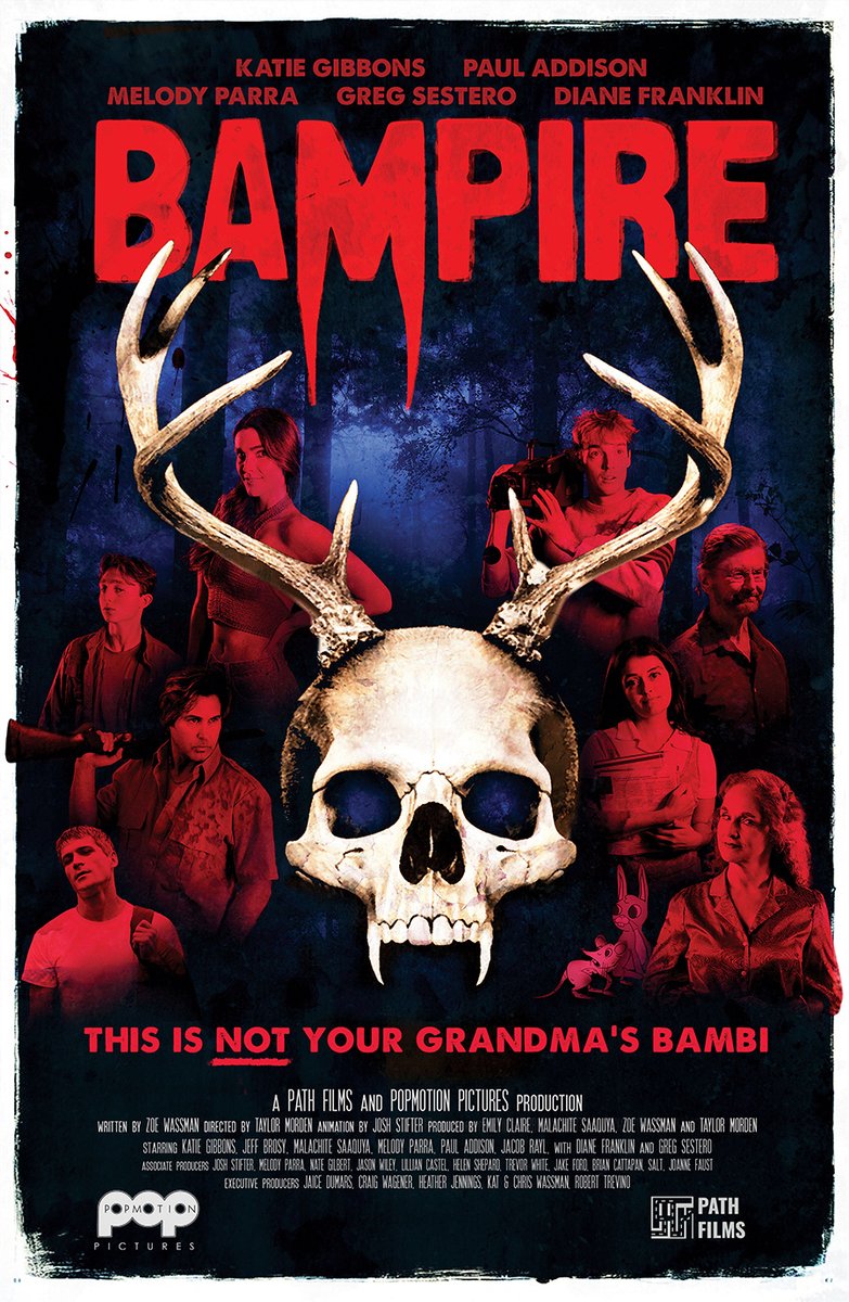 Bampire, this year's  Best Horror Film winner at our festival is having a theatrical run Oct. 18th - 2st at the Eugene Arthouse.
For tickets and show times
eugenearthouse.com/movie/bampire